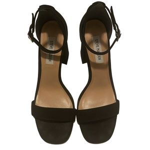 Steve Madden Dillion Sandal, 9 1/2, Black Nubuck